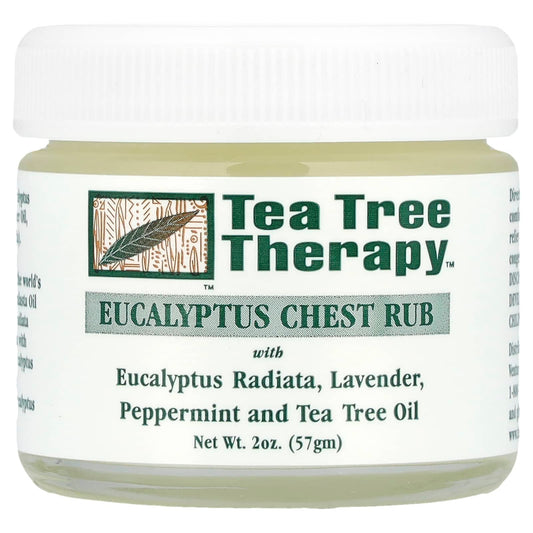 Tea Tree Therapy, Eucalyptus Chest Rub, 2 oz (57 g) - Image 1