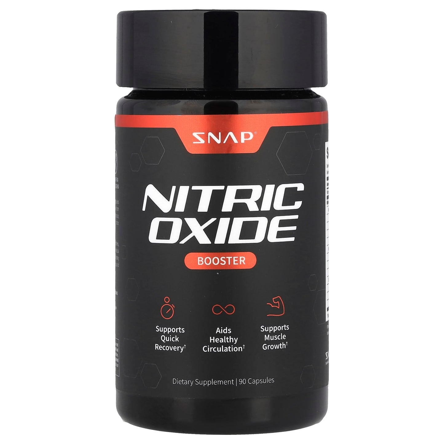 Snap Supplements, Nitric Oxide Booster, 90 Capsules - Image 1