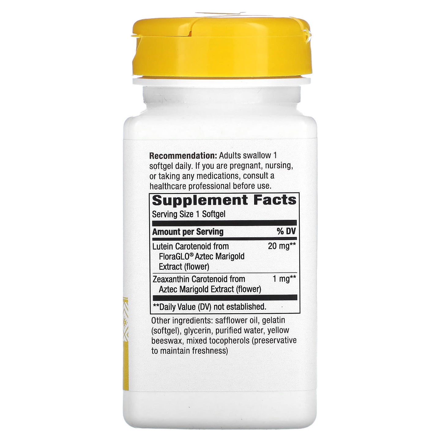 Nature's Way, Lutein, 20 mg, 60 Softgels - Image 2