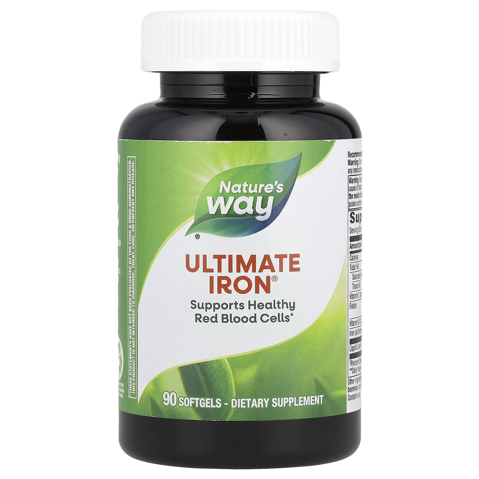 Nature's Way, Ultimate Iron®, 90 Softgels - Image 1