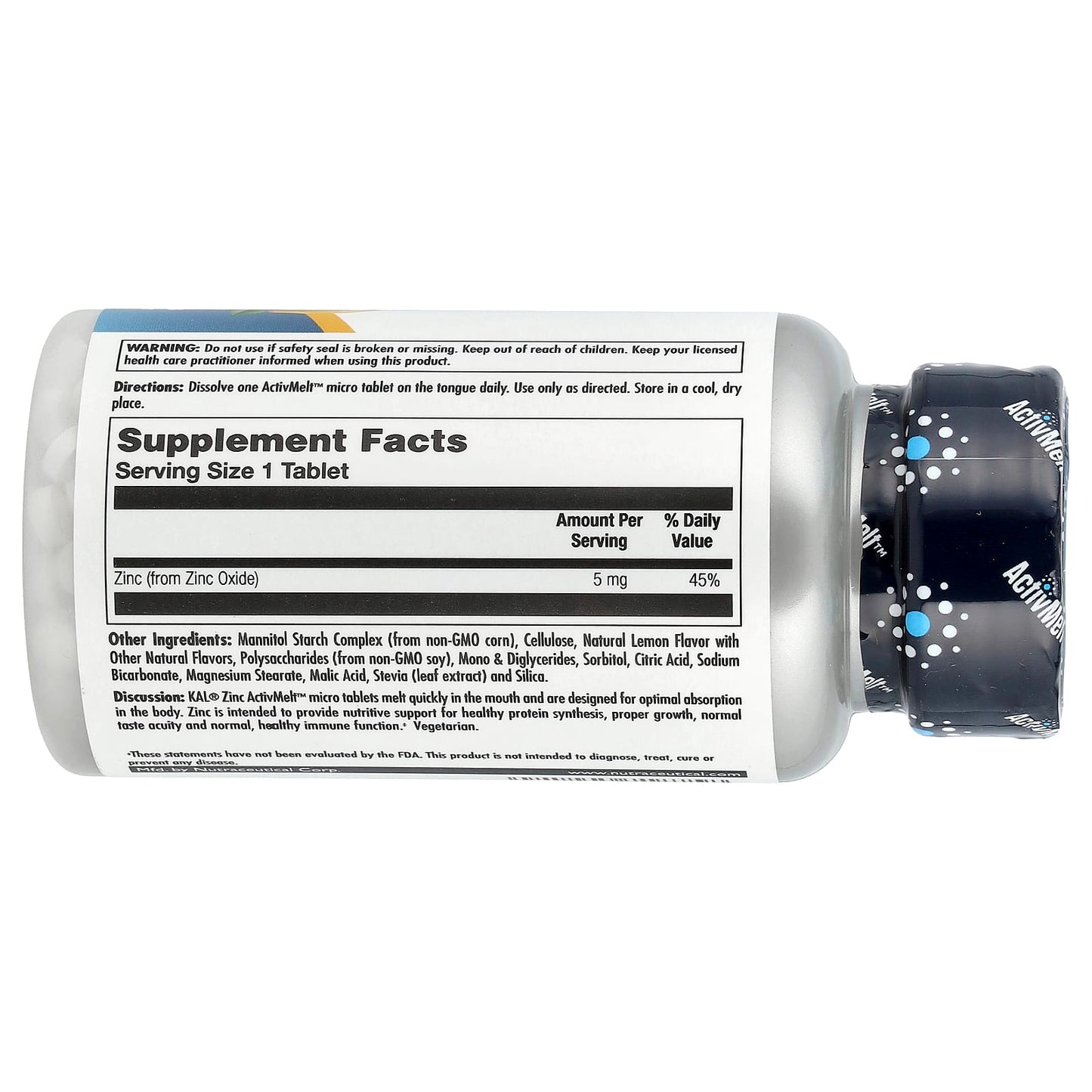Boost Immunity with KAL Zinc ActivMelt 60 Count - Image 2