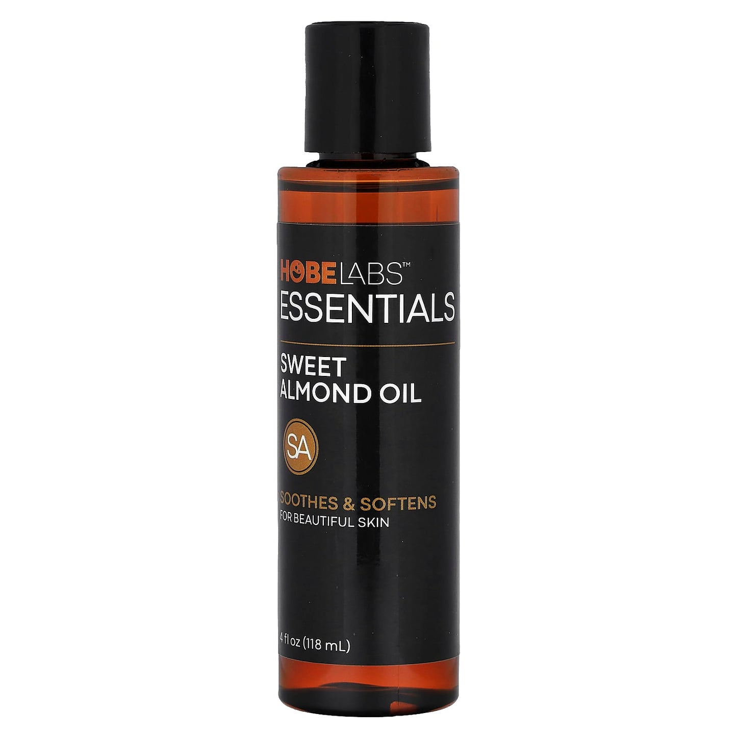 Sweet Almond Oil for Beautiful Skin & Hair by Hobe Labs, 4 fl oz - Image 1
