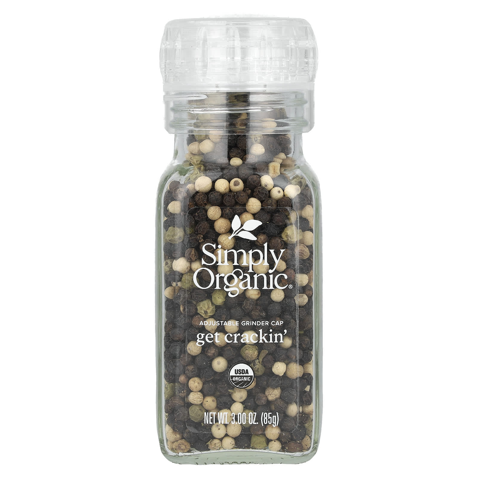 Simply Organic, Get Crackin, Peppercorn Mix, 3 oz (85 g) - Image 1