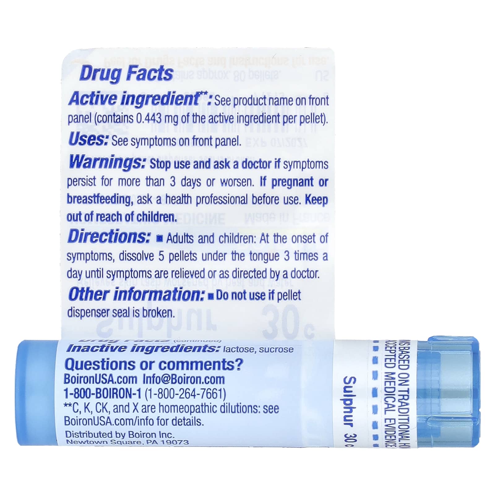 Boiron Sulphur 30C for Skin Rash Relief - Image 2