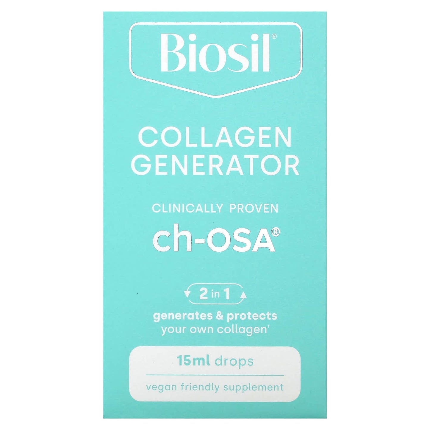 BioSil's Clinically Proven Collagen Generator, 15ml, 2in1 - Image 1