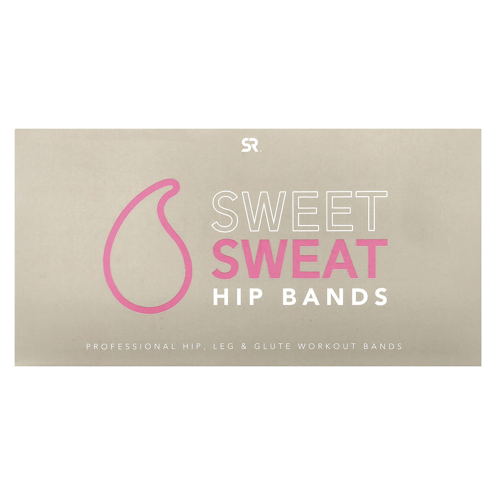 Sports Research, Sweet Sweat, Hip Bands, Pink, 3 Bands - Image 1