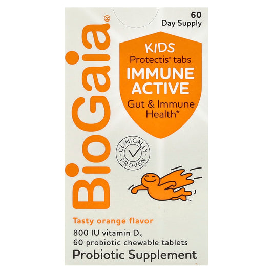 BioGaia Protectis Kids Probiotic Chewables with Vitamin D3 - 60 Tablets - Image 1