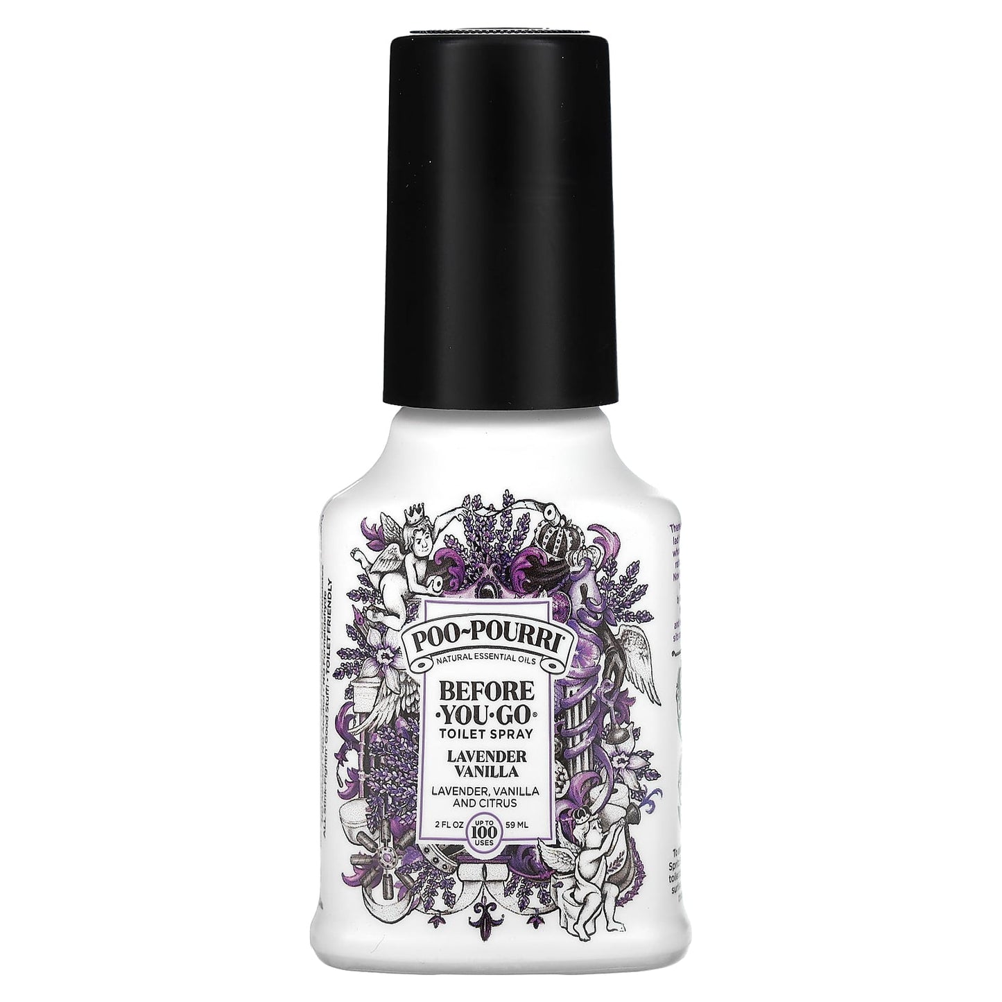 Poo-Pourri, Before-You-Go® Toilet Sprays, Lavender Vanilla, 2 fl oz (59 ml) - Image 1