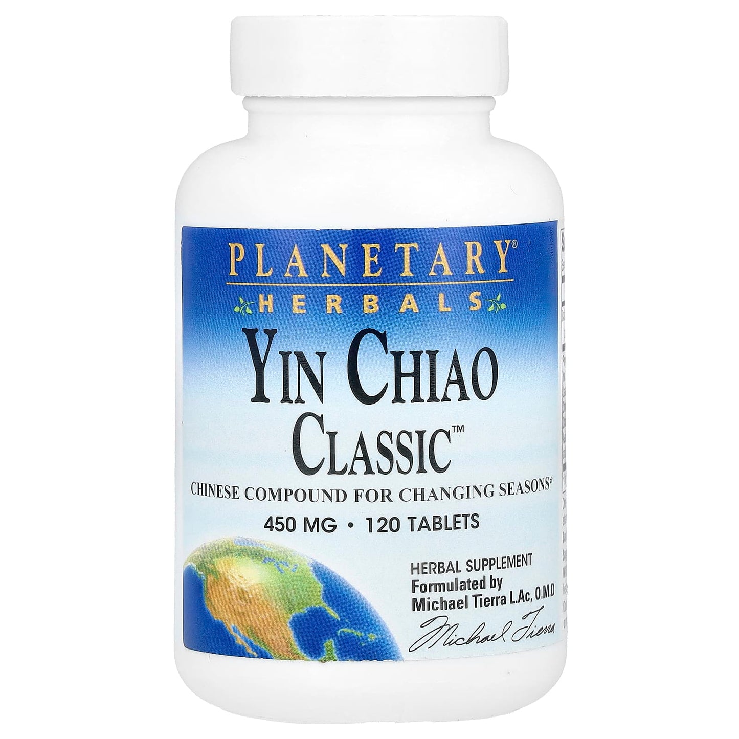 Planetary Herbals, Yin Chiao Classic™, 120 Tablets - Image 1