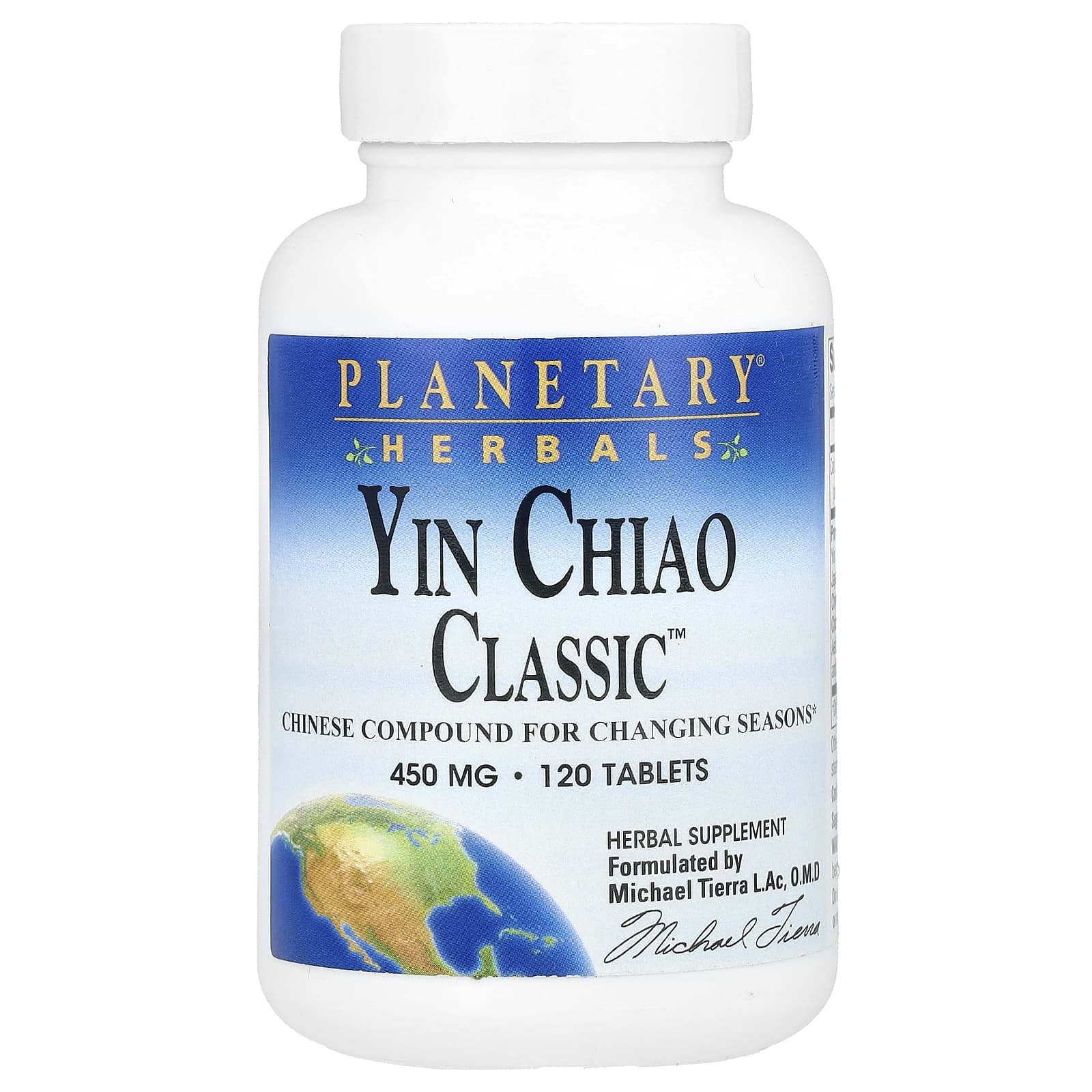 Planetary Herbals, Yin Chiao Classic™, 120 Tablets - Image 1