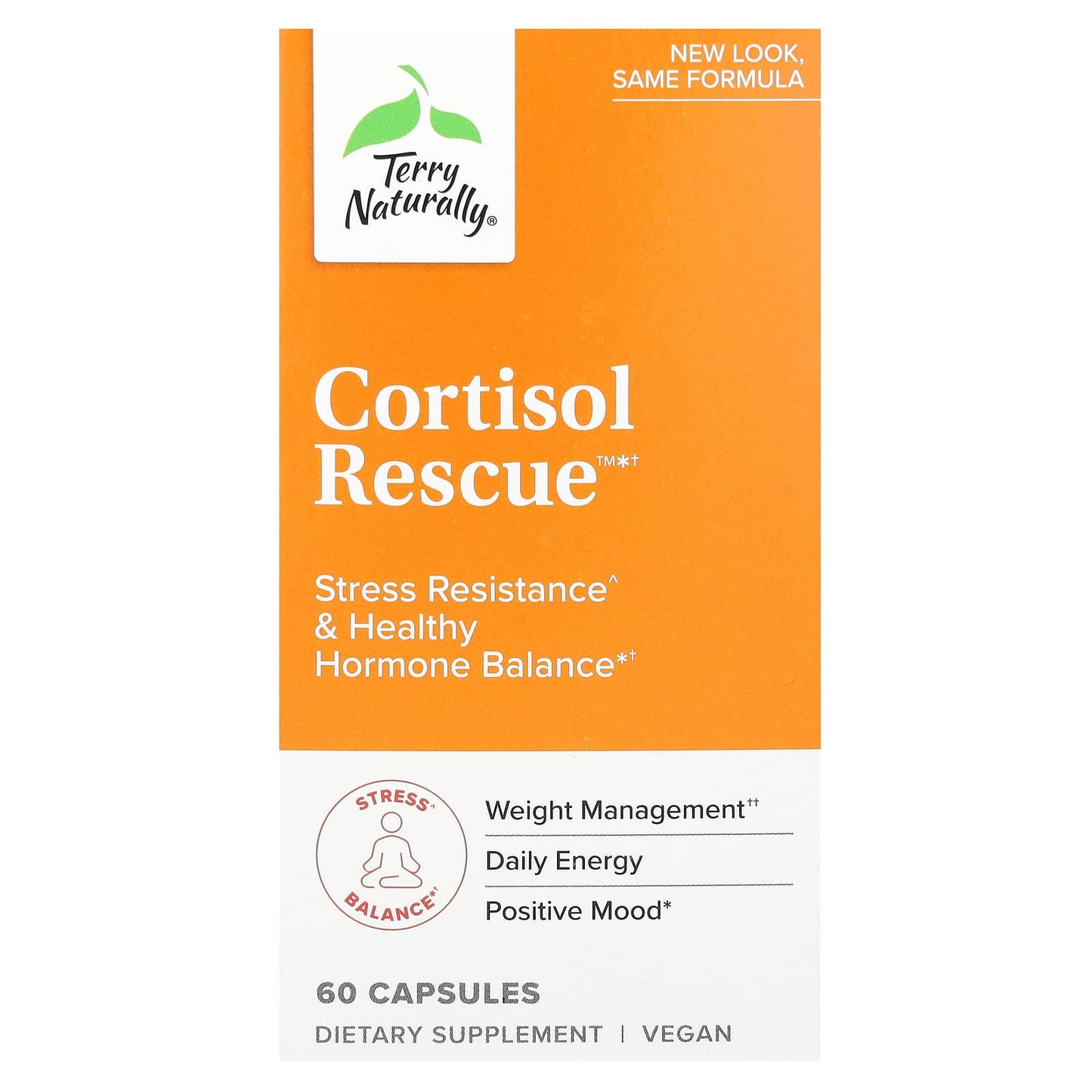 Terry Naturally, Cortisol Rescue, 60 Capsules - Image 1