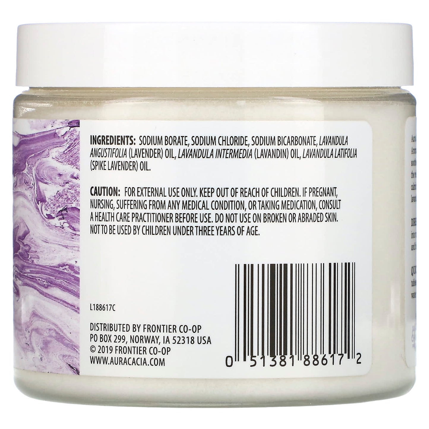 Relax with Aura Cacia Lavender Aromatherapy Mineral Bath, 16 oz - Image 2