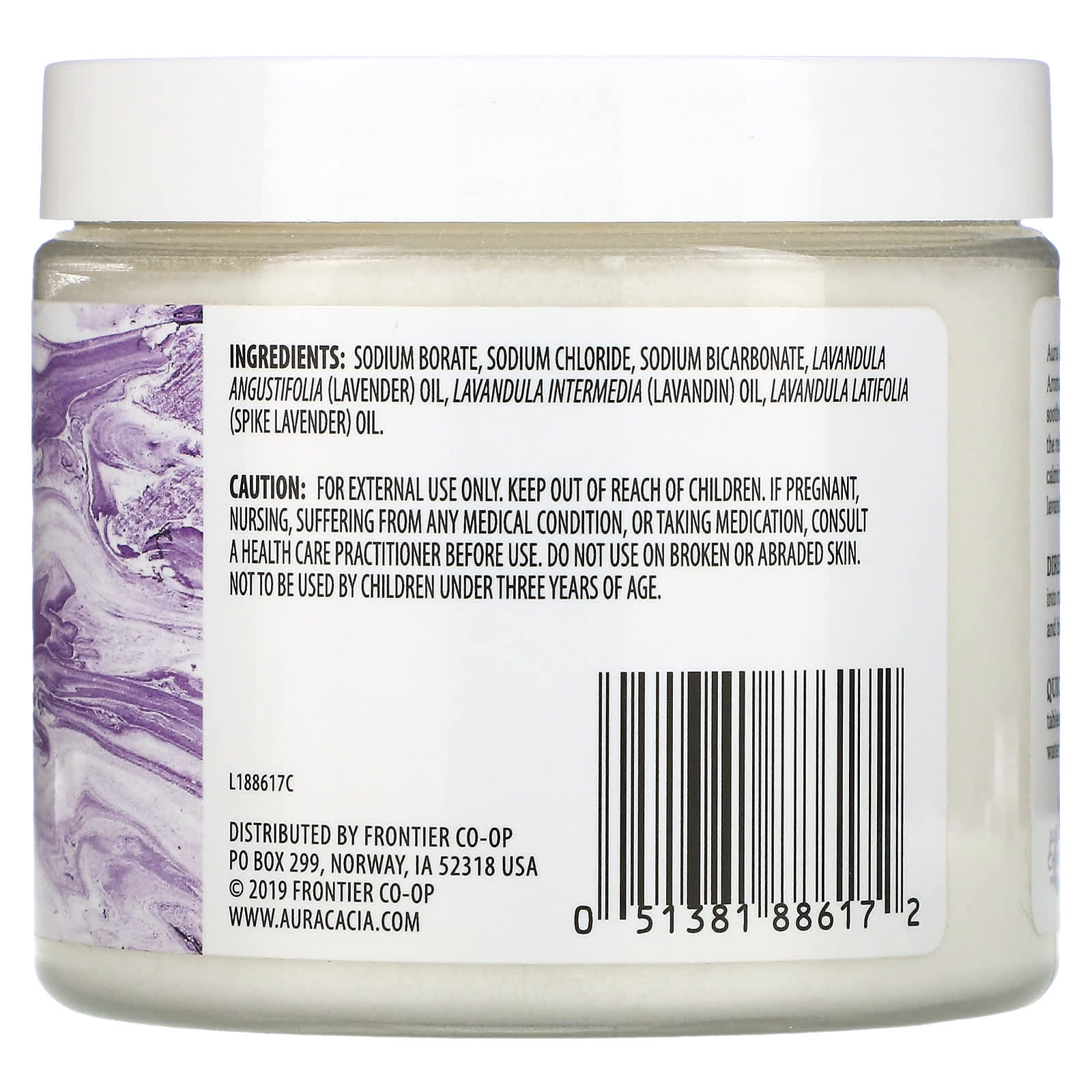 Relax with Aura Cacia Lavender Aromatherapy Mineral Bath, 16 oz - Image 2