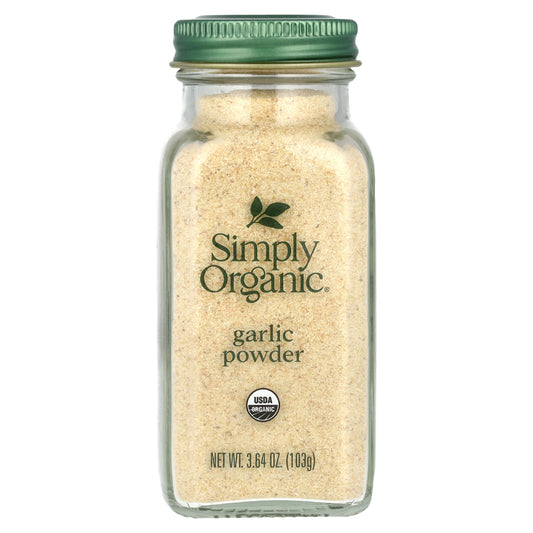Simply Organic, Garlic Powder, 3.64 oz (103 g) - Image 1