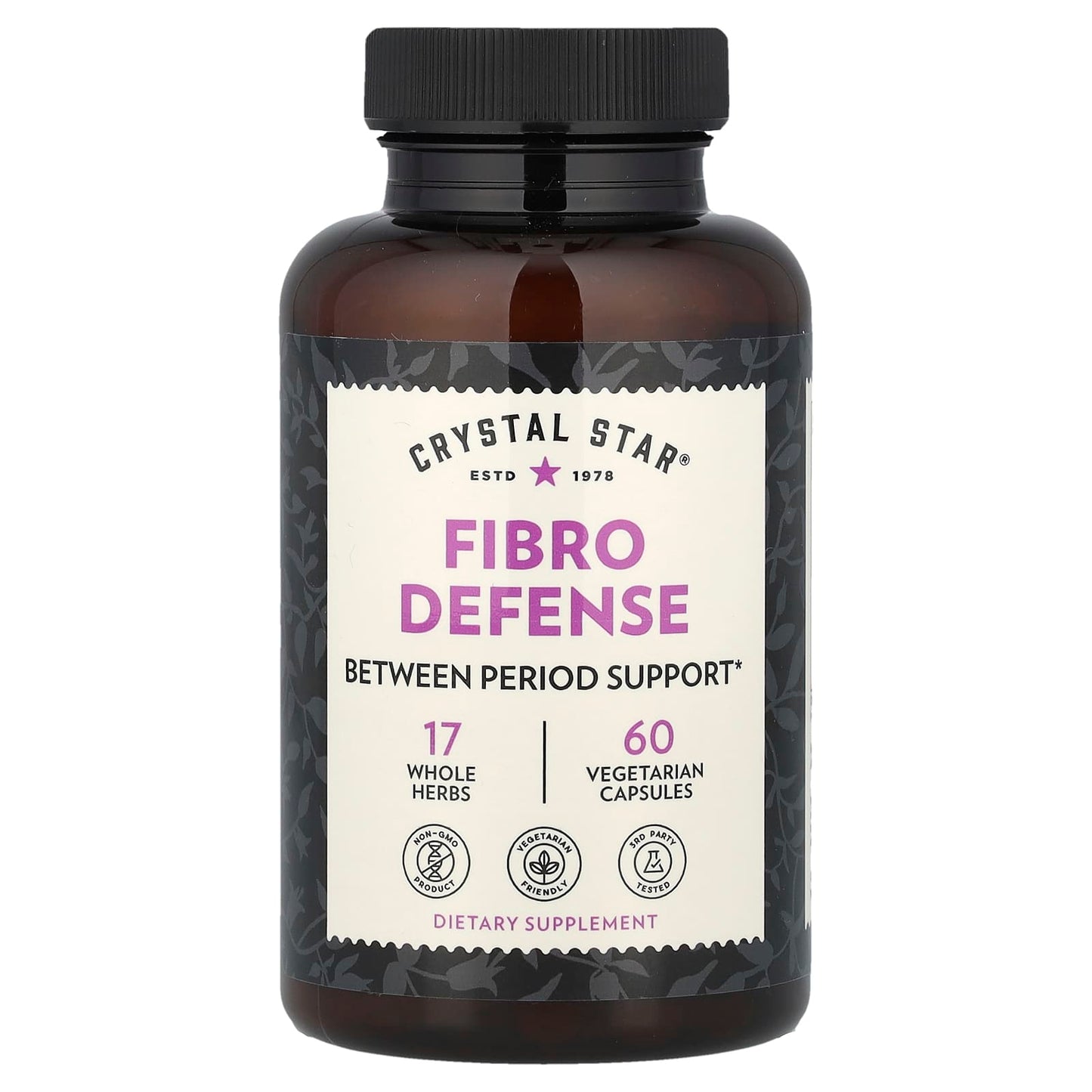 Crystal Star Fibro Defense for Breast & Uterine Health - 60 Capsules - Image 1