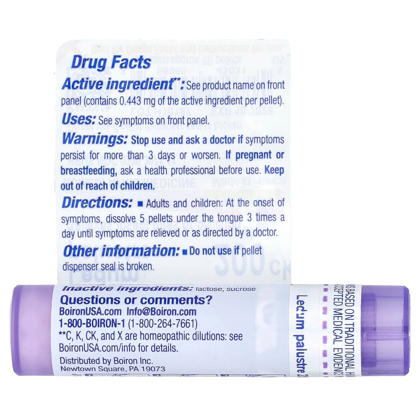 Boiron Homeopathic Bug Bite Relief - 200CK, 80 Pellets - Image 2