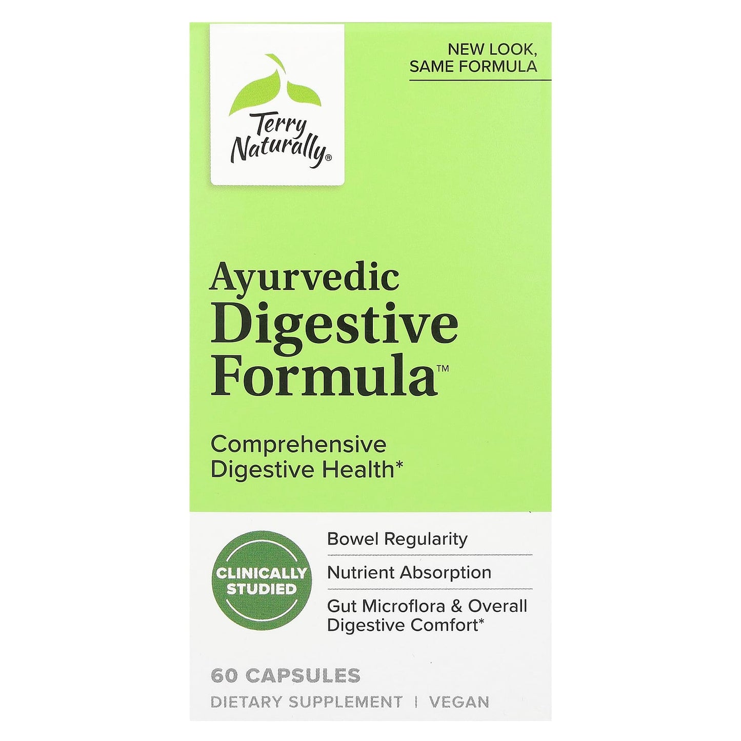 Terry Naturally, Ayurvedic Digestive Formula, 60 Capsules - Image 1