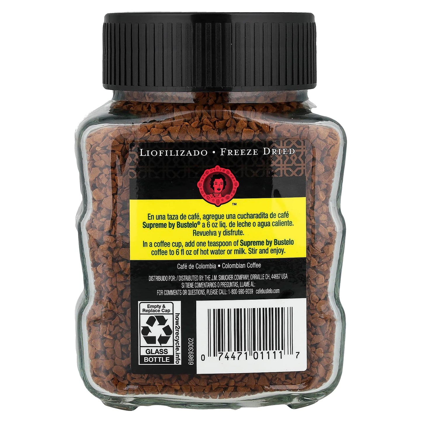 Café Bustelo Supreme by Bustelo Freeze Dried Instant Coffee - 3.52 oz - Image 2