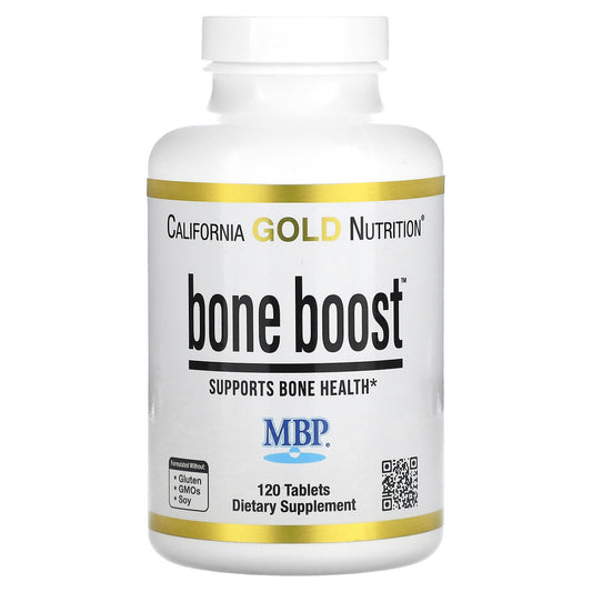California Gold Nutrition Bone Boost with Calcium &amp; K2VITAL MK-7 - Image 1