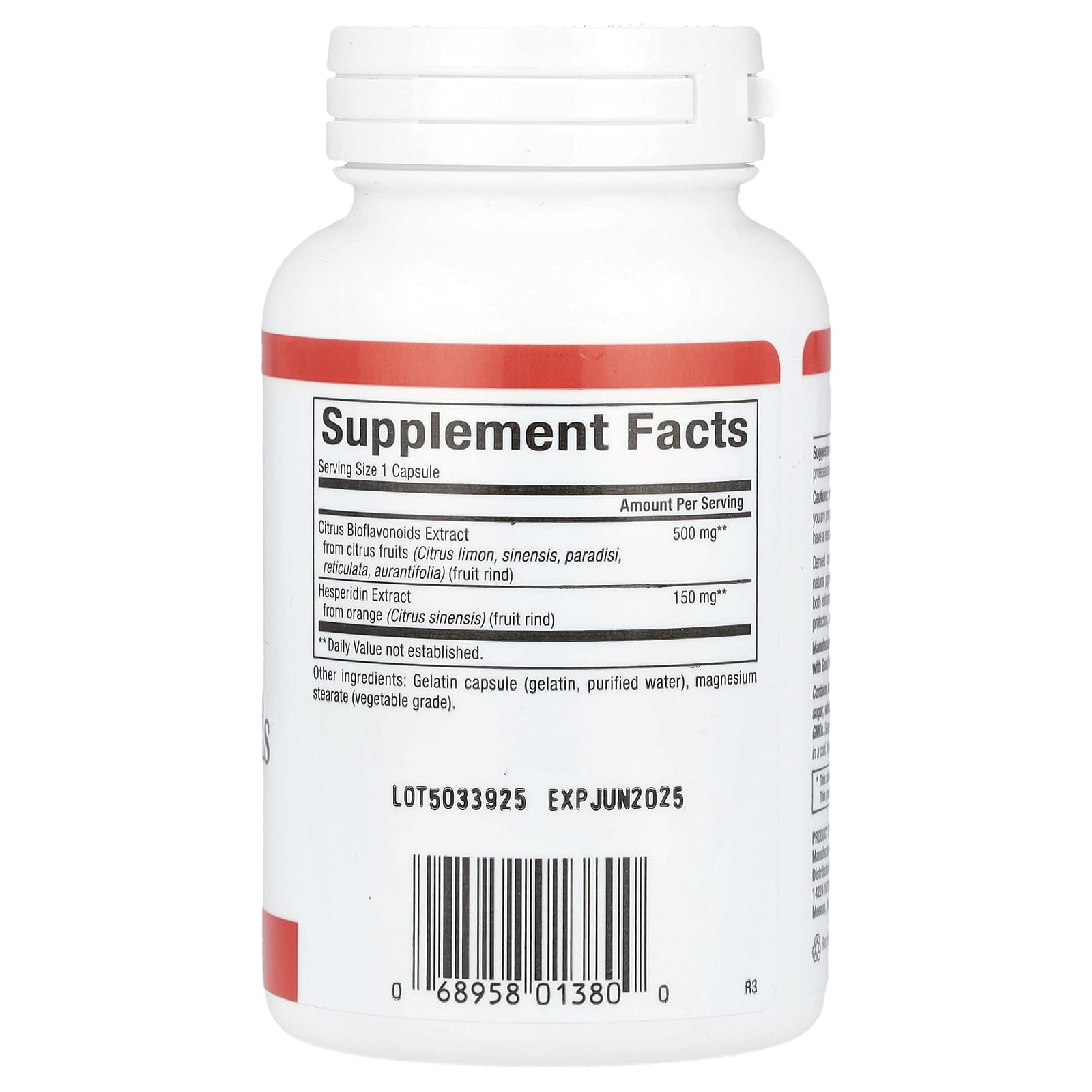 Natural Factors, Citrus Bioflavonoids Plus Hesperidin, 650 mg, 90 Capsules - Image 2