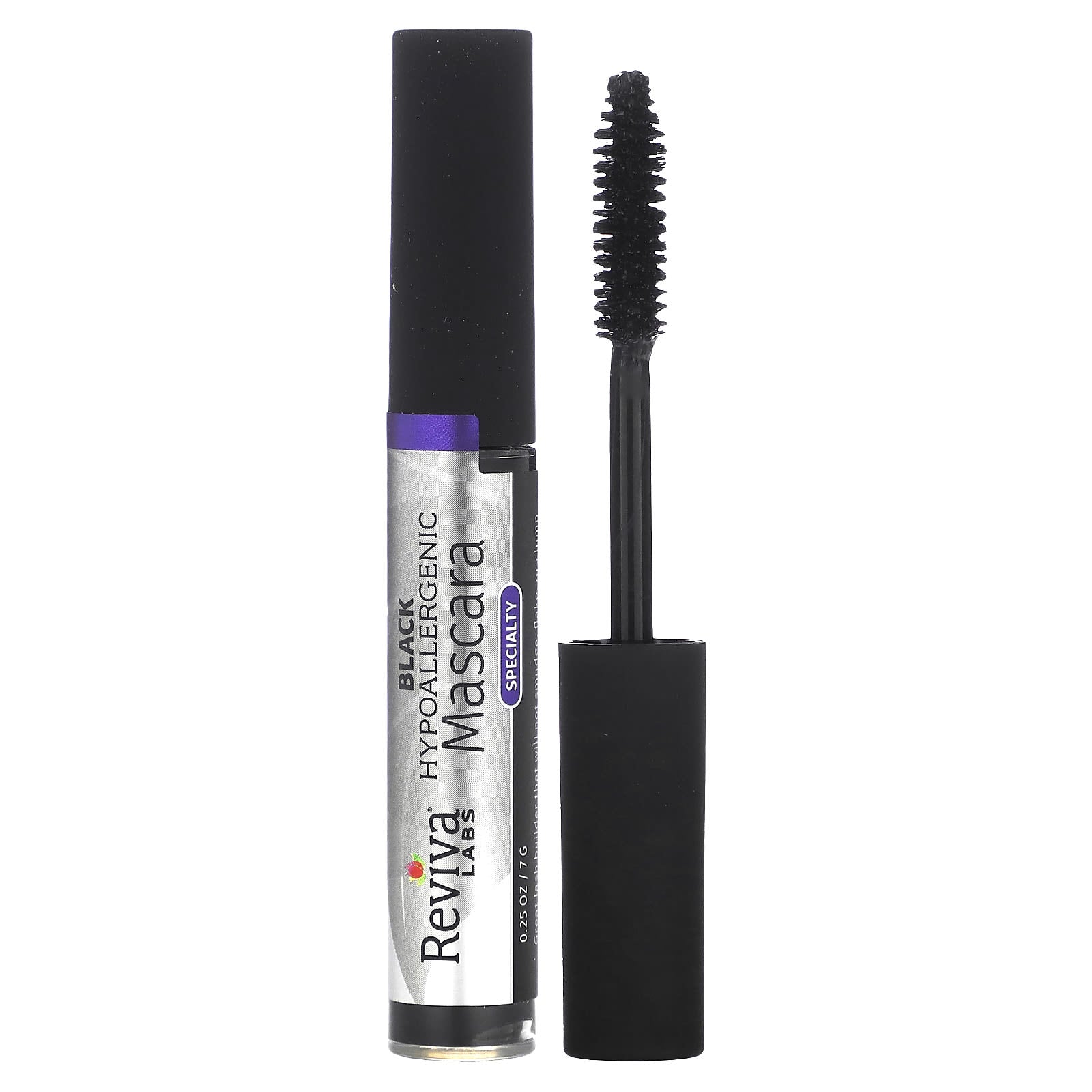 Reviva Labs, Hypoallergenic Mascara, Black, 0.25 oz (7 g) - Image 1