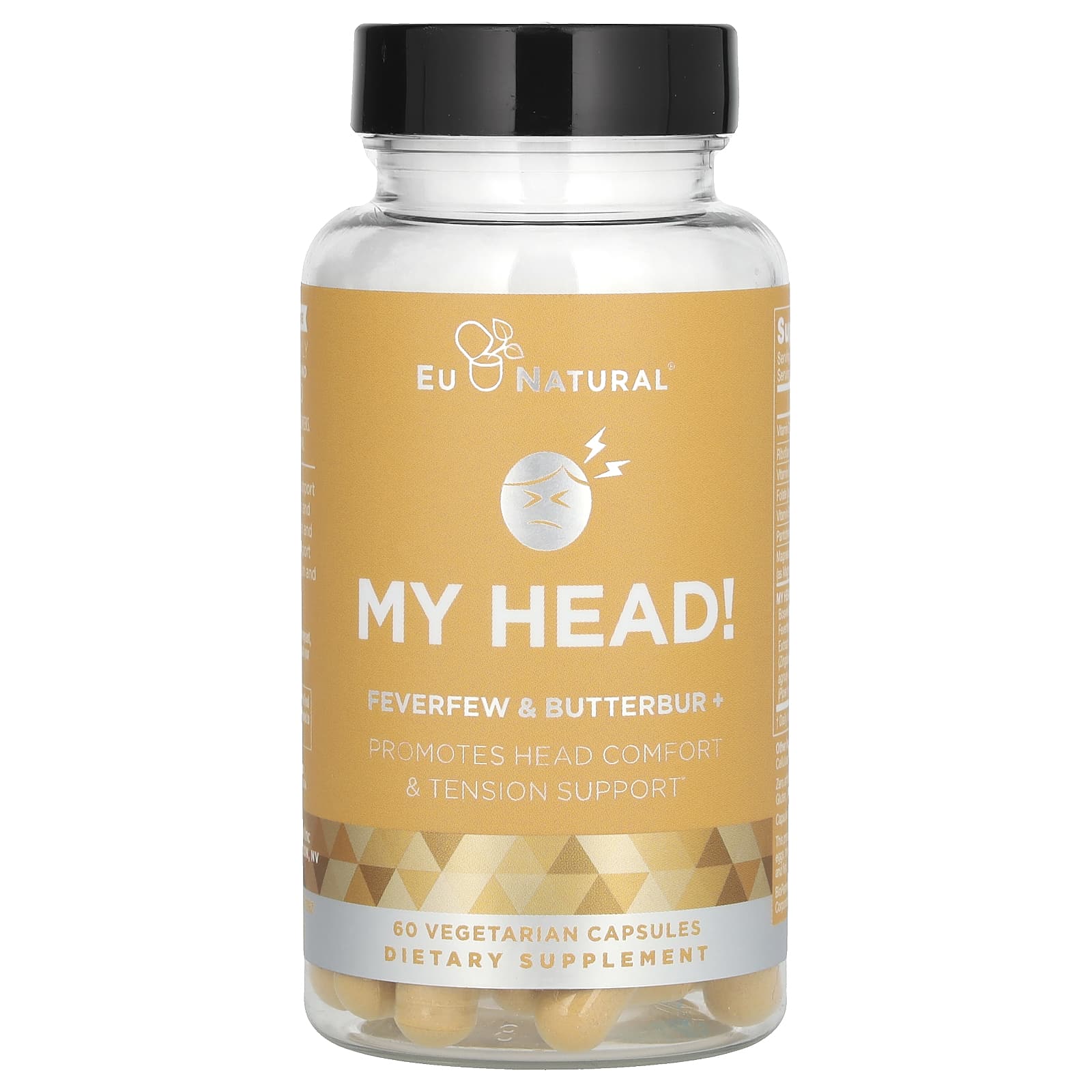 Natural Relief for Head Tension & Migraines | Eu Natural Capsules - Image 1