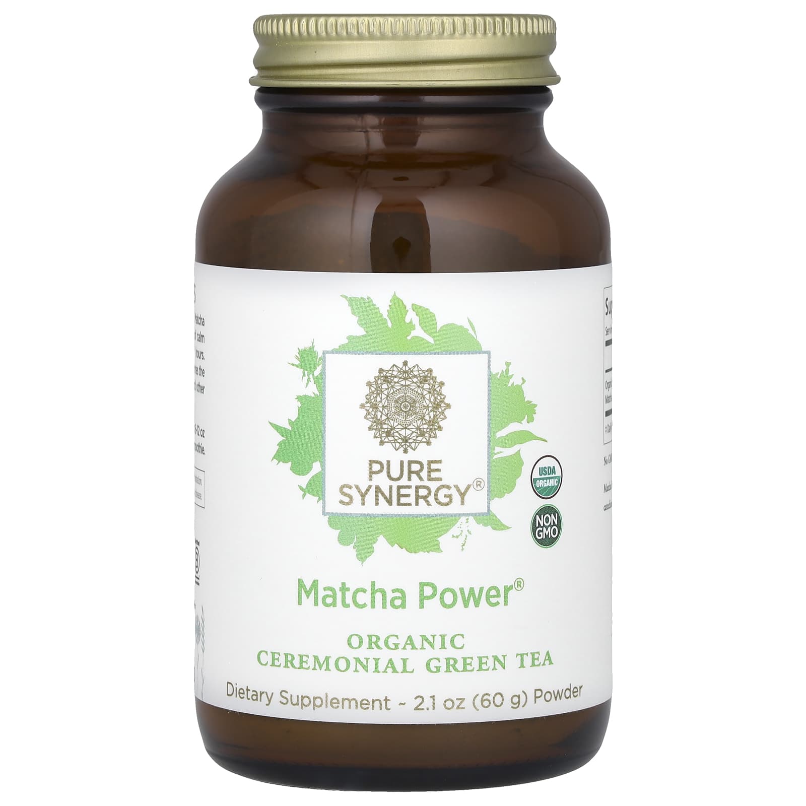 Pure Synergy, Matcha Power, 2.1 oz (60 g) - Image 1