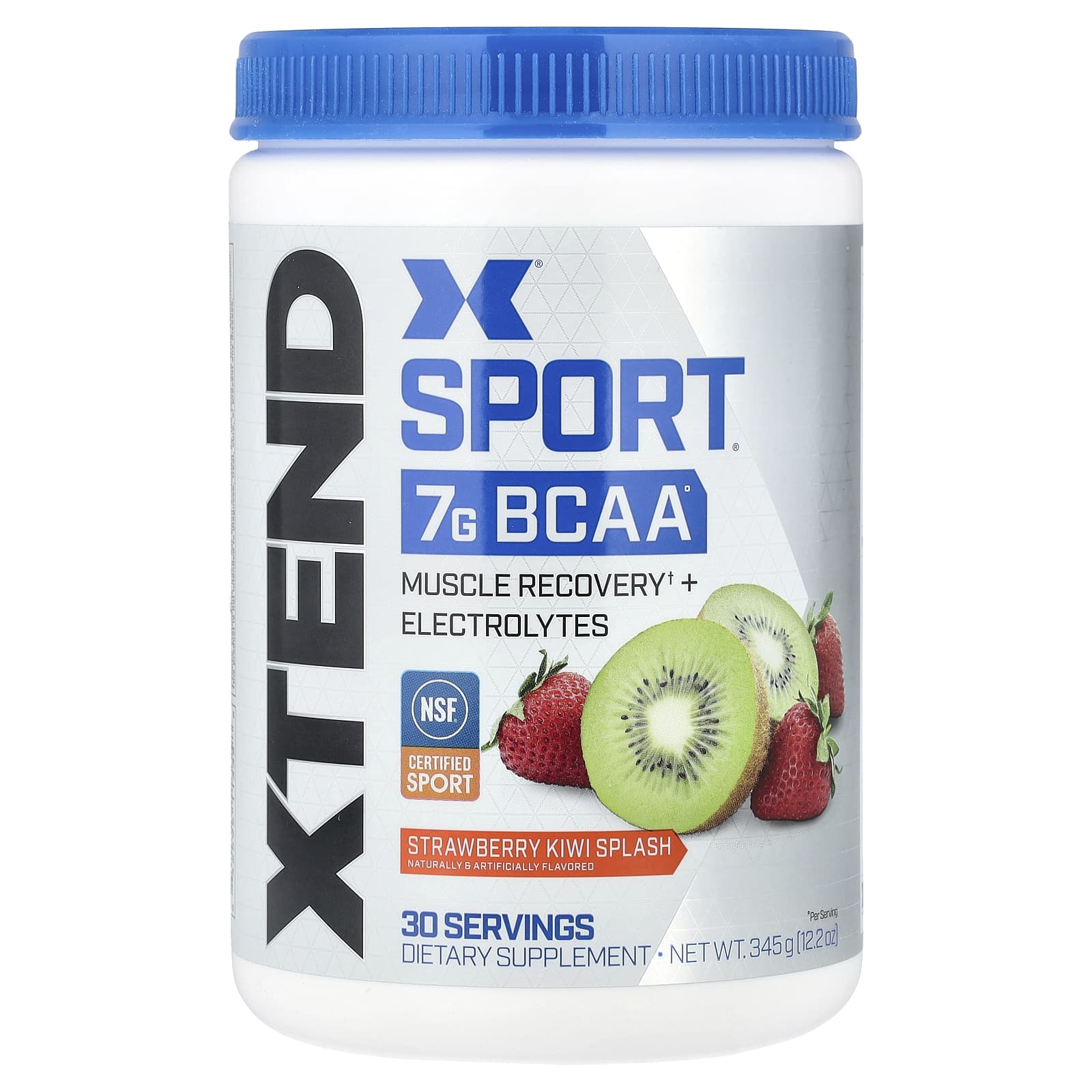 XTEND, Sport®, 7G BCAA, Strawberry Kiwi Splash, 12.2 oz (345 g) - Image 1