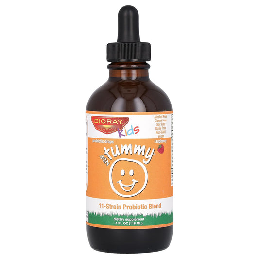 Bioray NDF Tummy 11-Strain Probiotic for Kids - 4 fl oz (118 ml) - Image 1