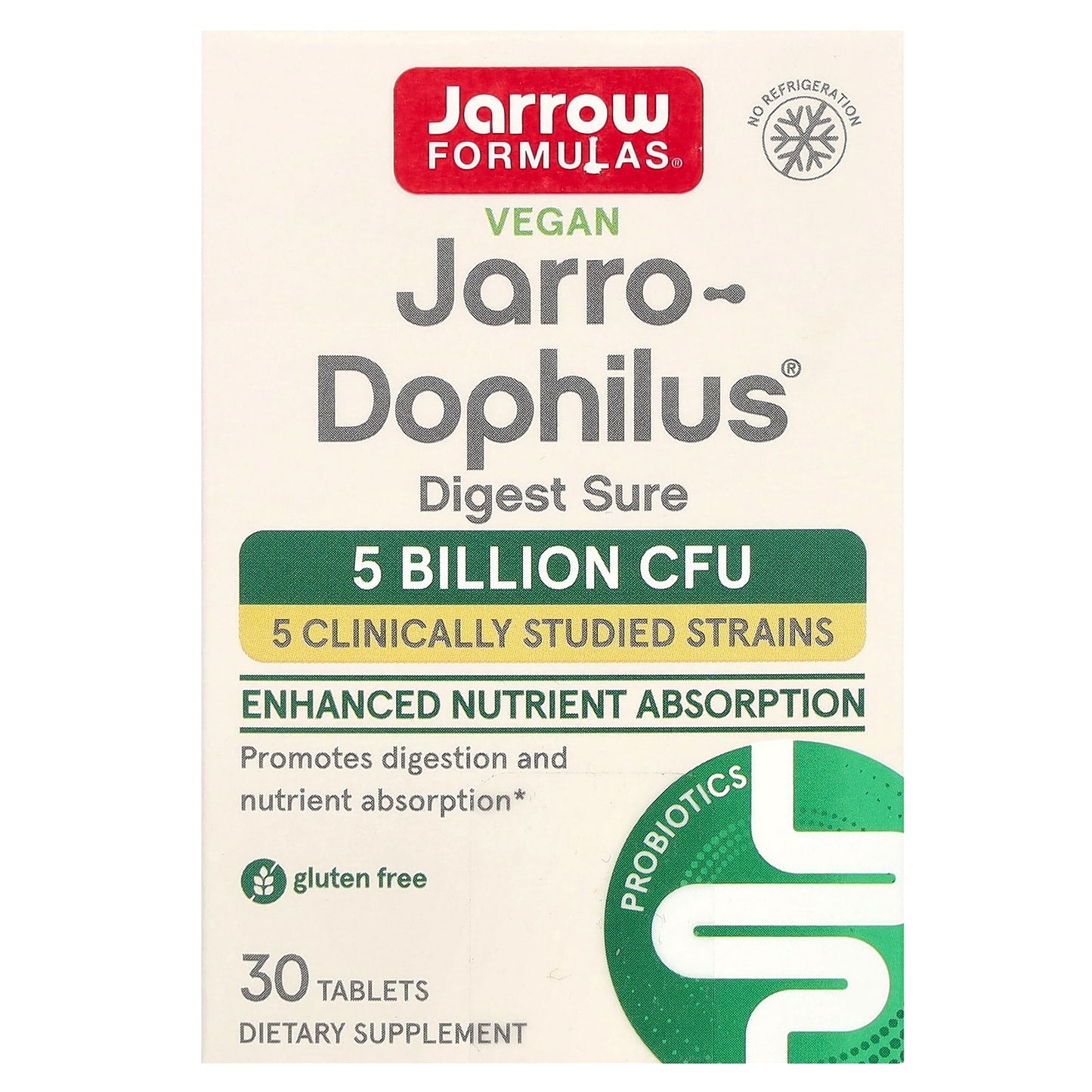 Vegan Probiotics for Digestive Health - 5 Billion CFU - Jarrow Formulas - Image 1