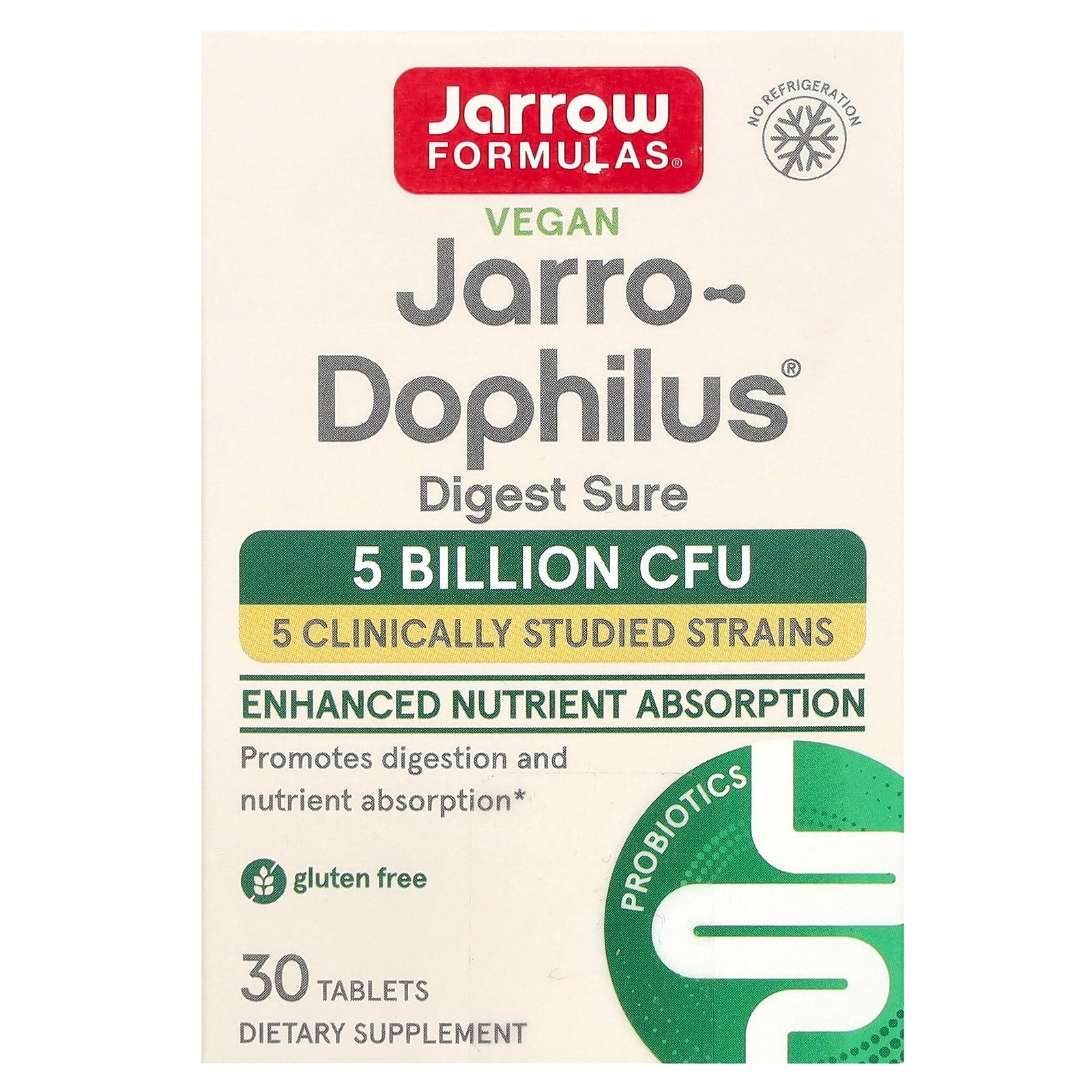 Vegan Probiotics for Digestive Health - 5 Billion CFU - Jarrow Formulas - Image 1