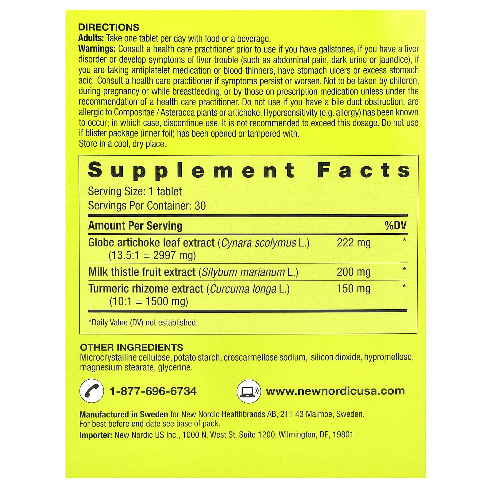 New Nordic, Active Liver™, 30 Tablets - Image 2