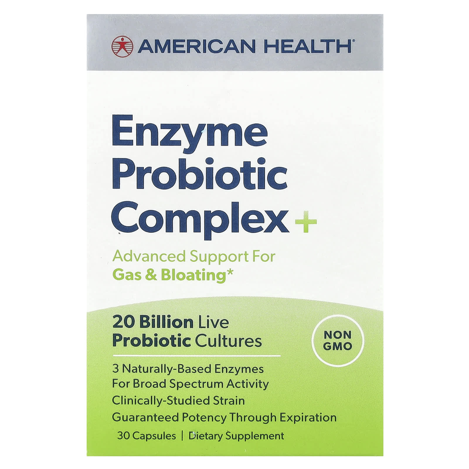 Support Digestive Health with American Health Enzyme Probiotic Complex+ - Image 1