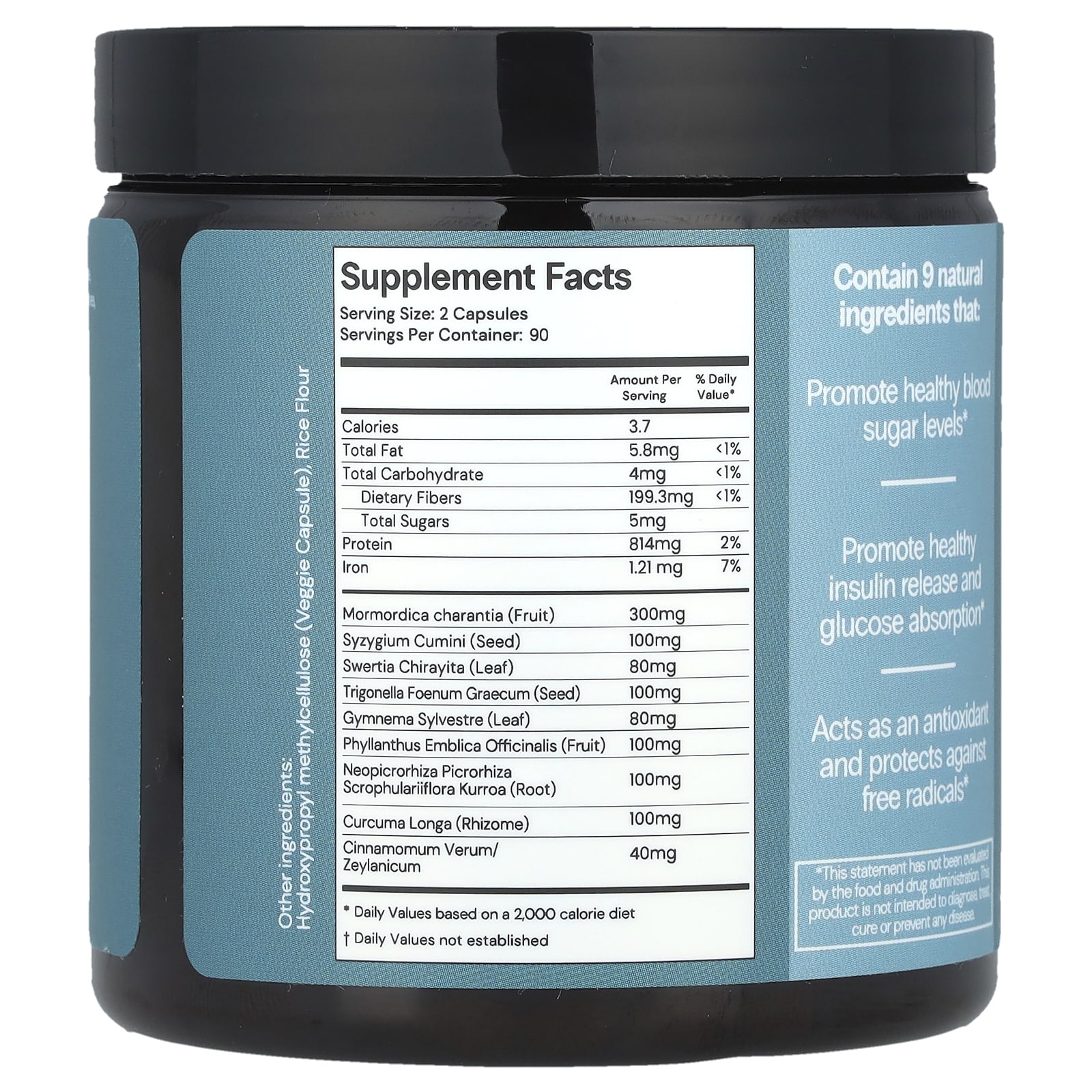 CuraLife Curalin Blood Sugar Support Supplement for Healthy Insulin Levels - Image 2