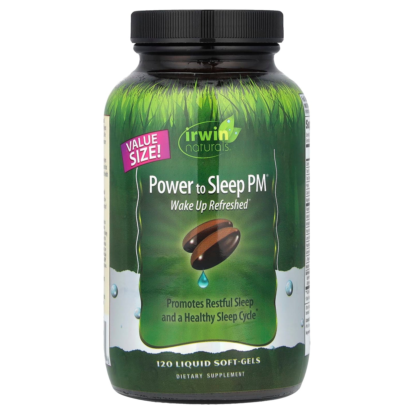 Irwin Naturals Power to Sleep PM Liquid Soft-Gels for Restful Sleep - Image 1