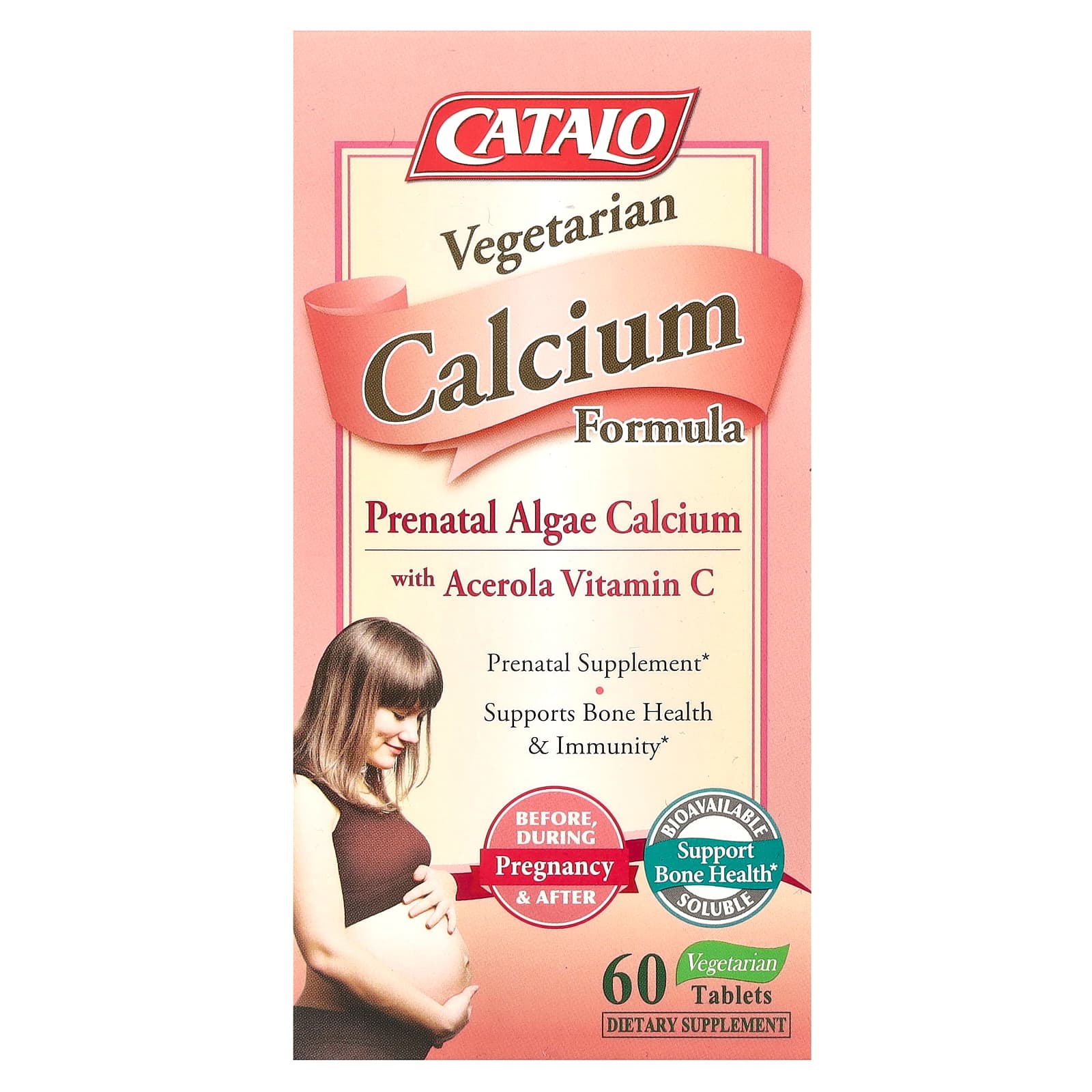 Prenatal Algae Calcium Supplement for Bone Health & Immunity | CATALO - Image 1