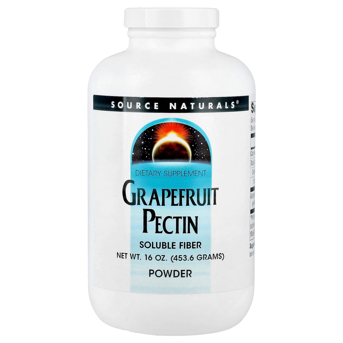 Source Naturals, Grapefruit Pectin Powder, 16 oz (453.6 g) - Image 1