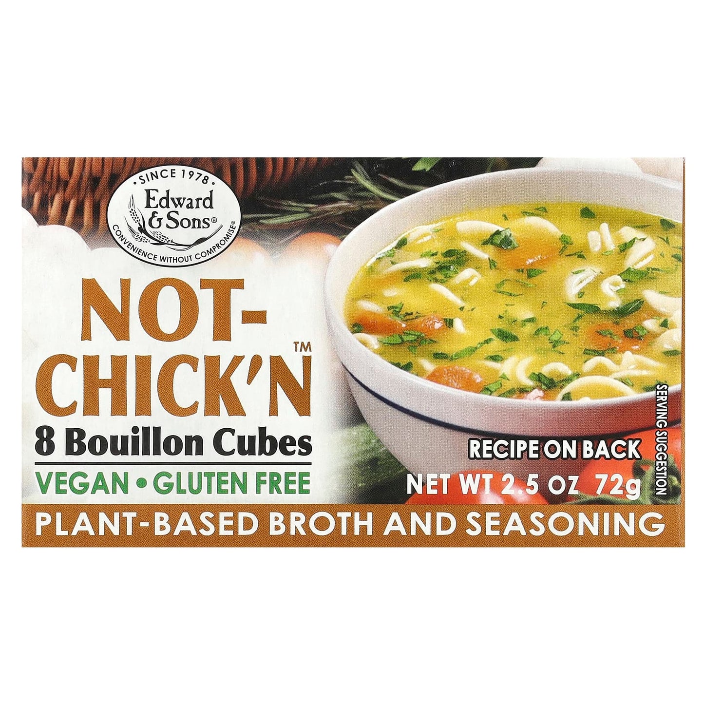 Vegan Bouillon Cubes by Edward & Sons - 8 Pack - Image 1