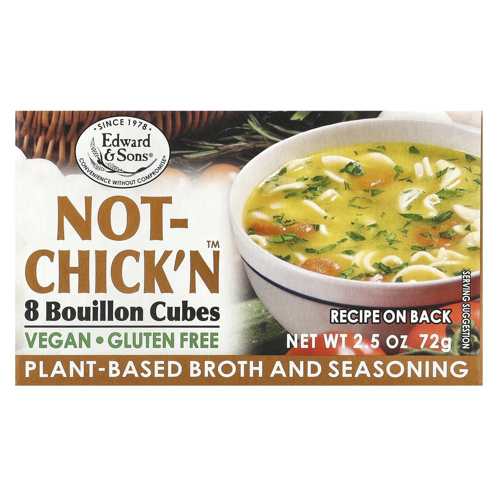 Vegan Bouillon Cubes by Edward & Sons - 8 Pack - Image 1