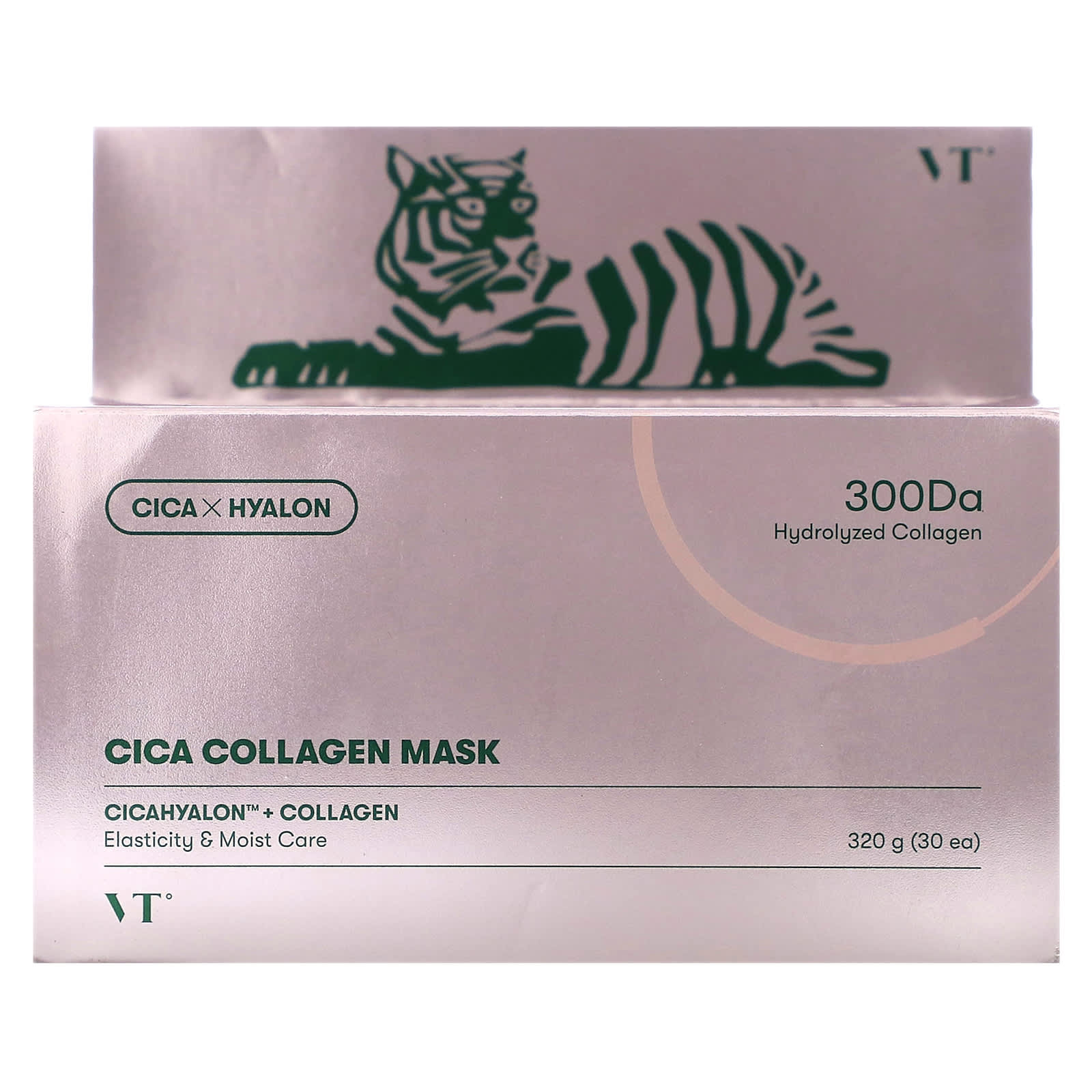 VT Cosmetics, Cica Collagen Beauty Mask, 30 Sheets, 320 g - Image 2