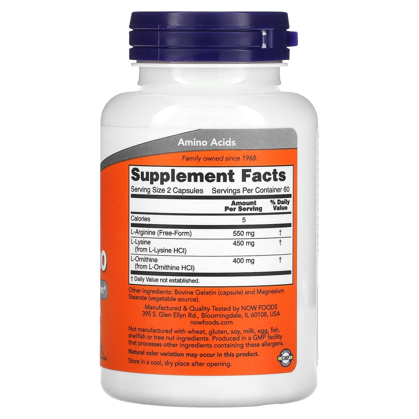 NOW Foods, Tri-Amino, 120 Capsules - Image 2