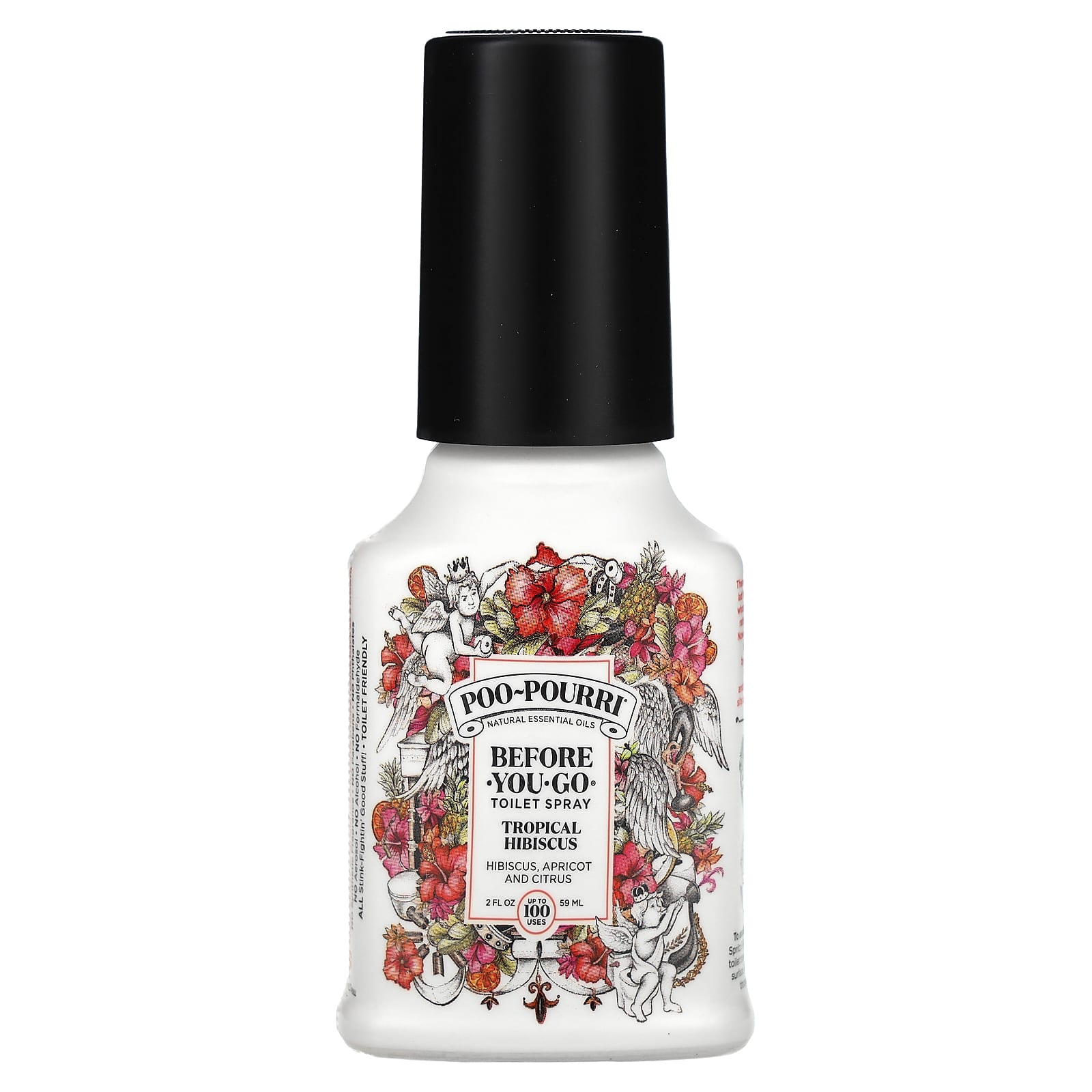 Poo-Pourri, Before-You-Go® Toilet Sprays, Tropical Hibiscus, 2 fl oz (59 ml) - Image 1