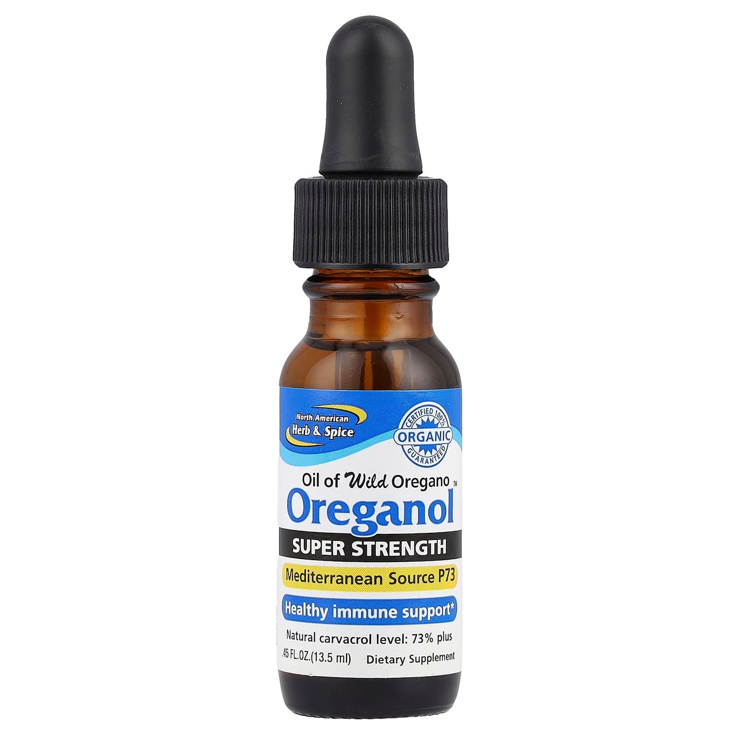 North American Herb & Spice, Oreganol™, Super Strength, 0.45 fl oz (13.5 ml) - Image 1