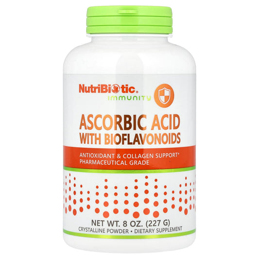 NutriBiotic, Immunity, Ascorbic Acid with Bioflavonoids, Crystalline Powder, 8 oz (227 g) - Image 1