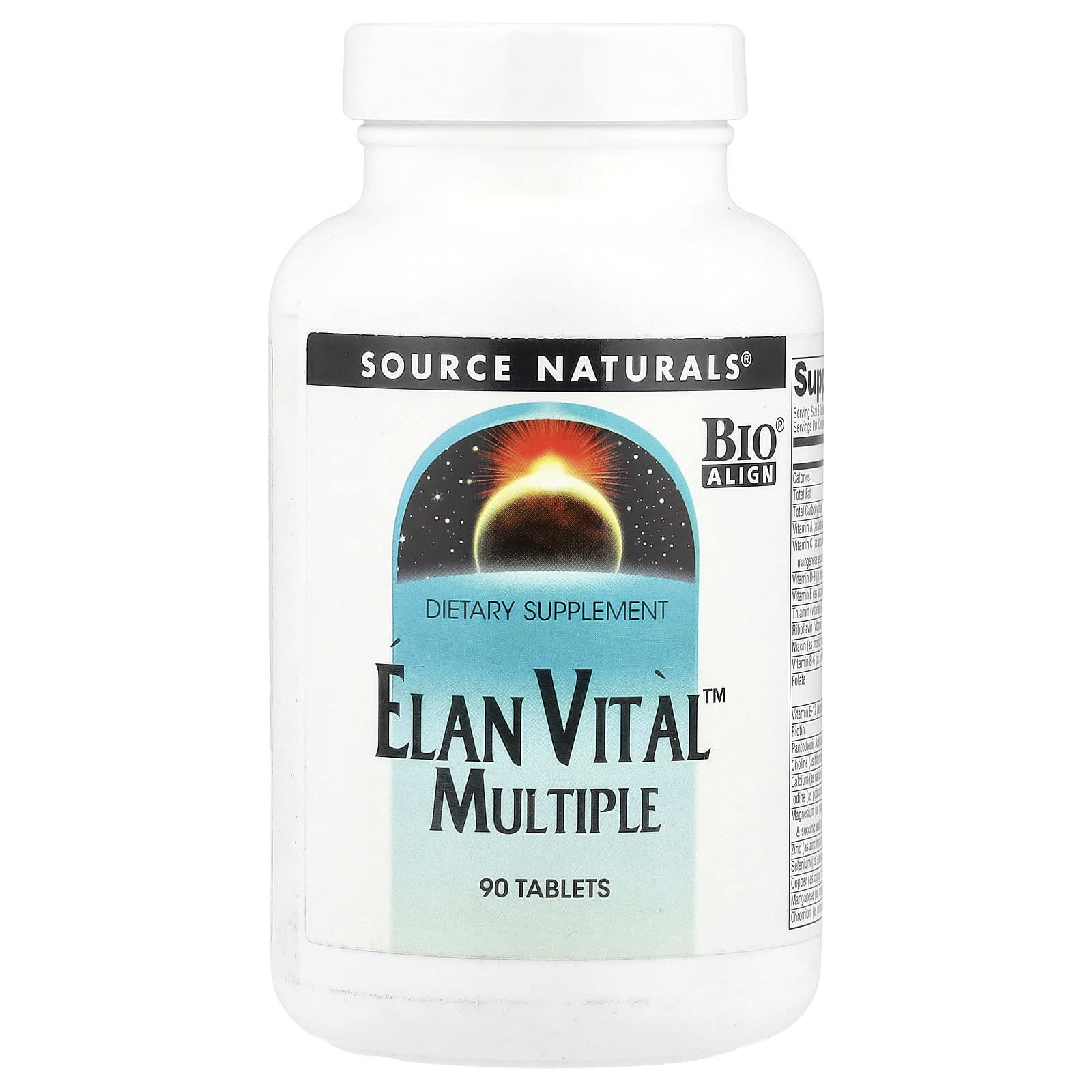 Source Naturals, Elan Vital™ Multiple, 90 Tablets - Image 1