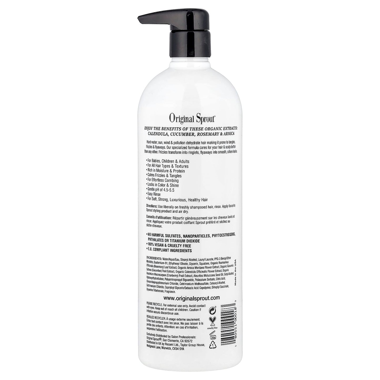 Original Sprout, Classic Collection, Deep Conditioner, 32 fl oz (946 ml) - Image 2