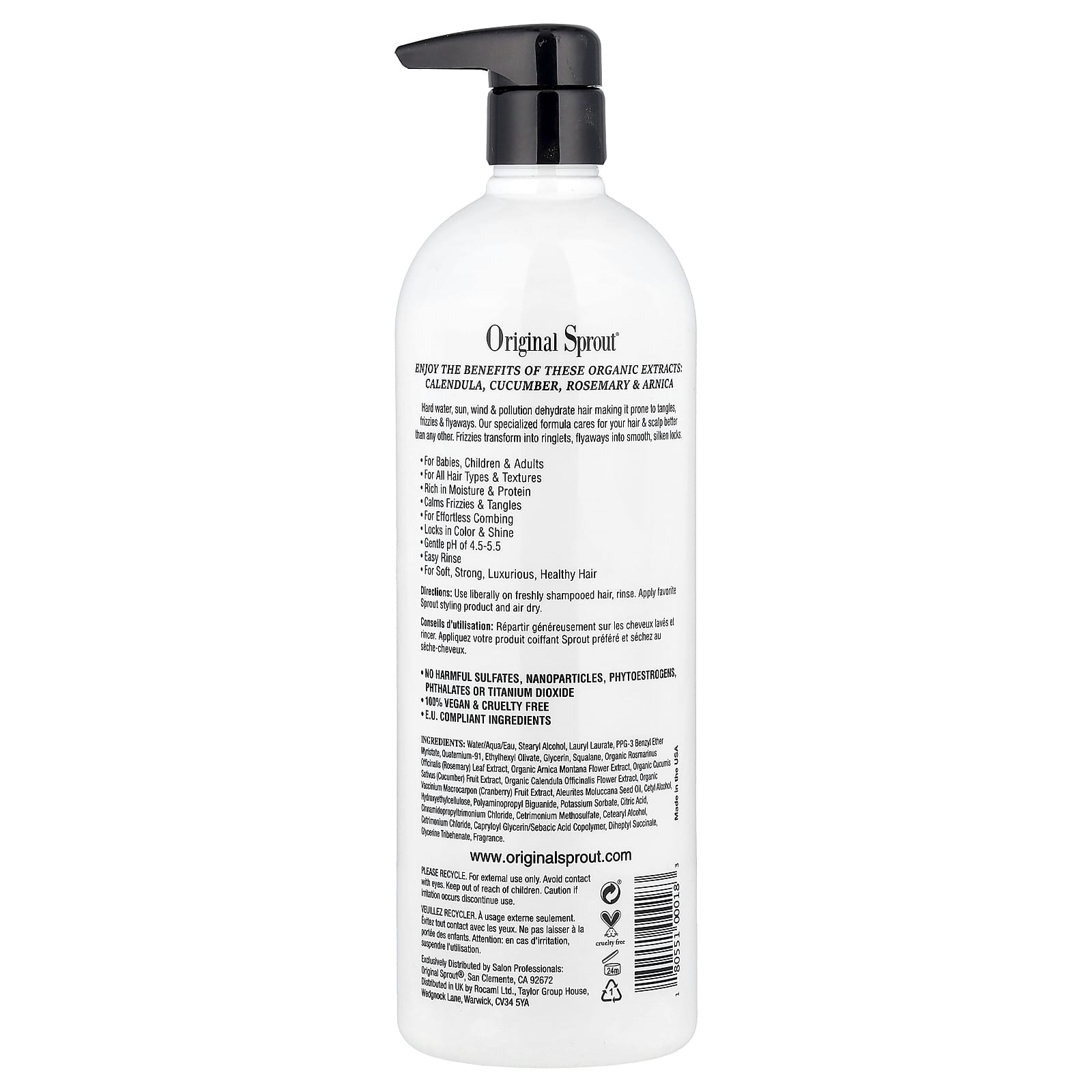 Original Sprout, Classic Collection, Deep Conditioner, 32 fl oz (946 ml) - Image 2