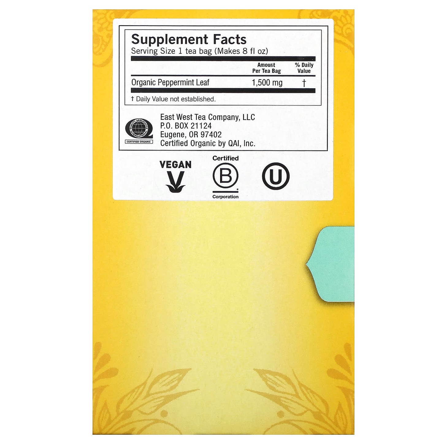 Yogi Tea, Purely Peppermint, Caffeine Free, 16 Tea Bags, 0.85 oz (24 g) - Image 2