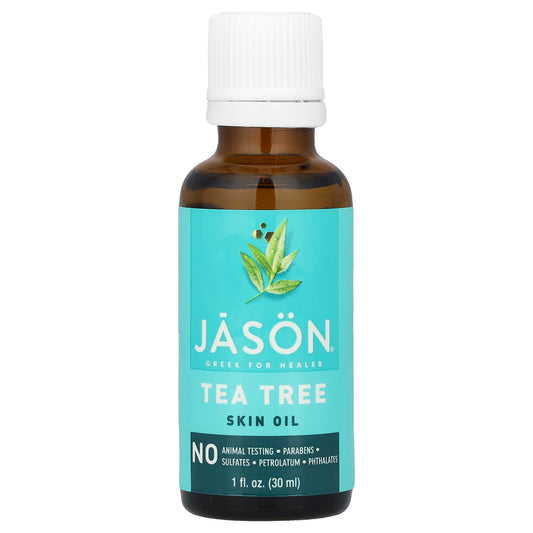 Jason Natural Tea Tree Skin Oil, 1 fl oz (30 ml) - Natural Skincare - Image 1