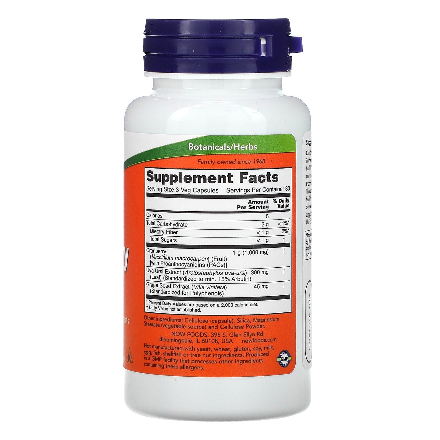 NOW Foods, Cranberry with PACs, 90 Veg Capsules - Image 2